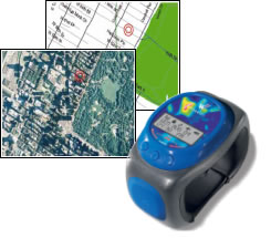 El localizador personal de GPS para ni&ntilde;os de Wherify